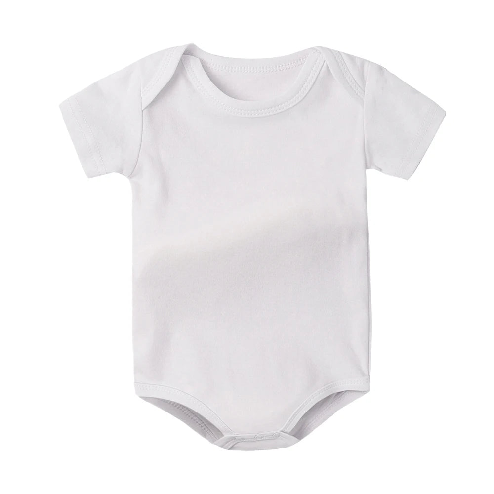 0-2Y Baby Bodysuit 80cm Girl 100% Cotton Summer Boutique Baby Clothes Boy Newborn Grey Green Purple Orange Plain White Rompers