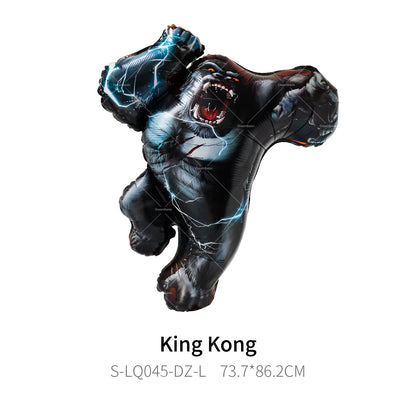 Monster Godzillaed Vs King Konged Happy Birthday Decoration Party Supplies Balloons Banner Backdrop Cake Topper Cup Plate Napkin