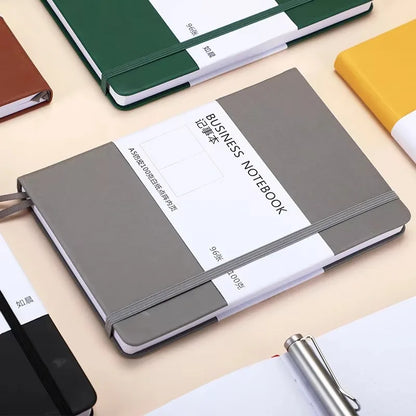 A5 Hard Cover Business Elastic Notepad Dot Grid Pages Korean Stationery Back To School Notebooks and Journals Office Stationery