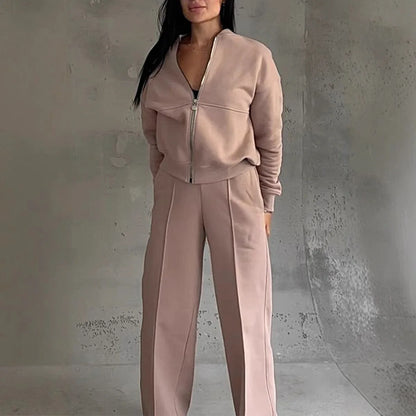 Fashion Two-piece Women's White Sports Suit Loose Sports Shirt+casual Pants Sets Sportswear Women Clothes Tracksuit Women Outfit