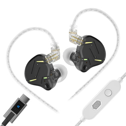 KZ ZST Pro X  1BA 1DD Hybrid Driver Wired Earbuds Deep Bass HiFi In-Ear Monitor Headphone for Gaming And Musician