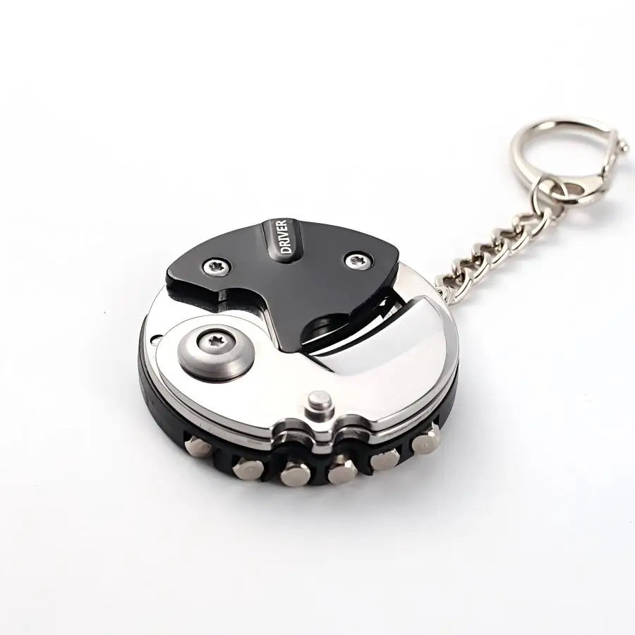 Multifunctional Folding Pocket Knife Outdoor Screwdriver Mini Repair Tool Pendant Neck Key EDC Tool Removable Fruit Knife