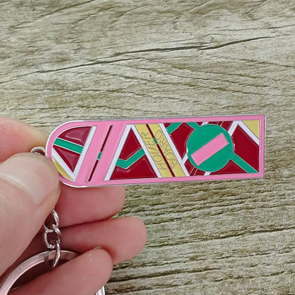 Back To The Future Enamel Pin Hover Board Lapel Pin Back To The Future Keyring Backpacks Briefcase Badge Brooch Fashion Jewelley