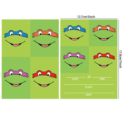 Cartoon Turtles Birthday Party Decorations Tableware Tablecloth Cup Plate Bag Napkins Balloon Baby Shower Turtles Party Favors