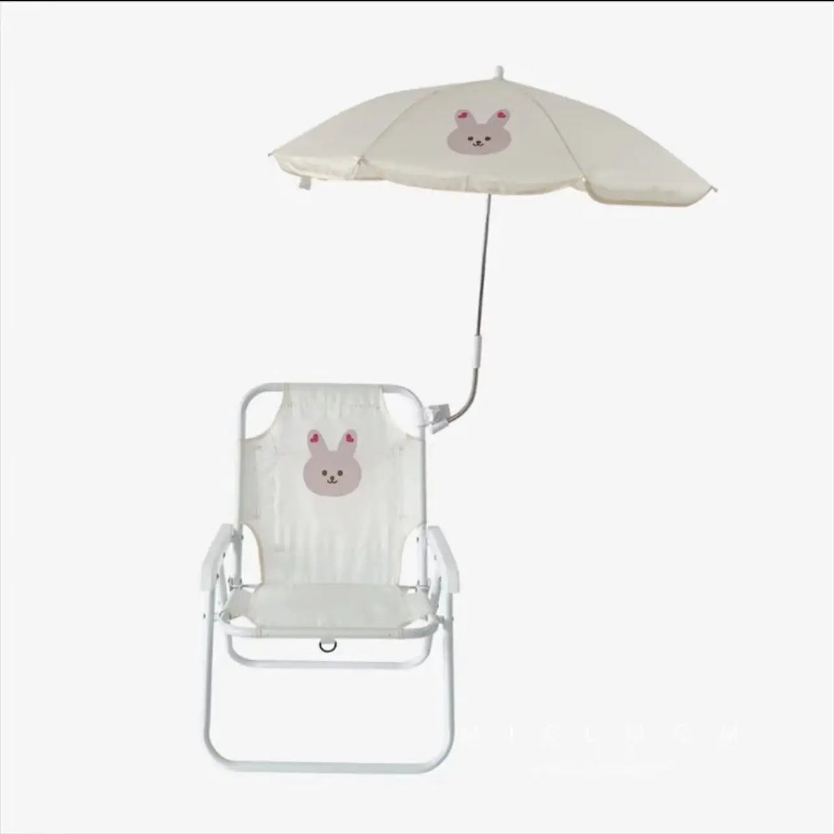 Children's Outdoor Beach Chair With Umbrella Cute Ins Wind Portable Folding Chair Seaside Photo With Parasol Back Chair ﻿