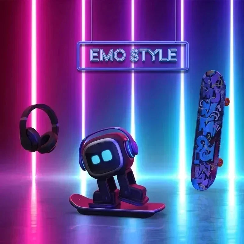 2026 New AI EMO Robot ESP32-S3 Intelligent Interactive Chat Dancing Emotional Companionship Intelligent Robot