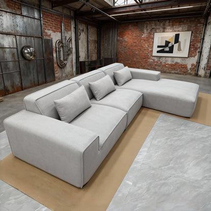 Comfortable Corner Luxury Boneless Couch Lazy Couches Hotel Modern Compressed Sofa Loveseat Salon Gray Couch Sofa Furniture