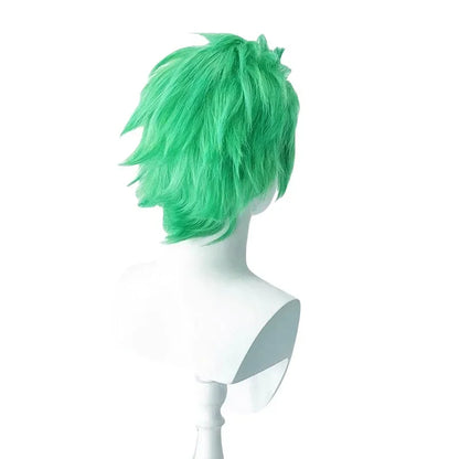 Zoro Cosplay OP Costume Wig Kerchief Eearrings Anime Clothes Kimono Adult Children Christmas Halloween Party Role Playing Outfit