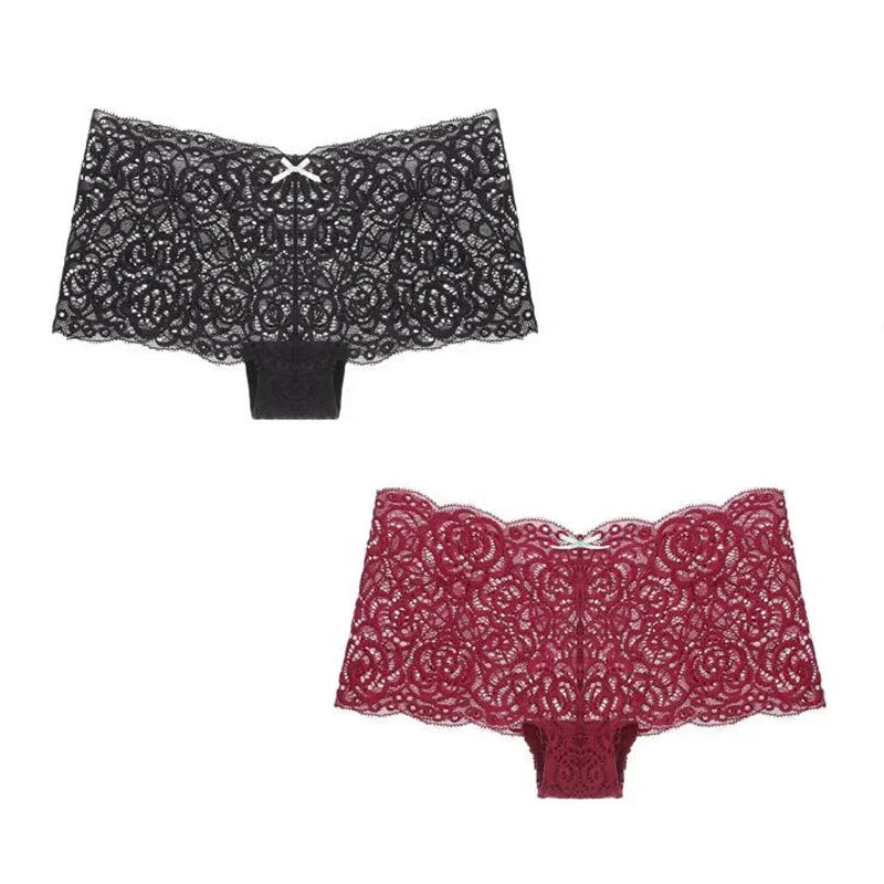 Boyshorts Underwear for Women Sexy Floral Panties S-XL Girls Low-Rise Ladies Comfortable Boxer Shorts
