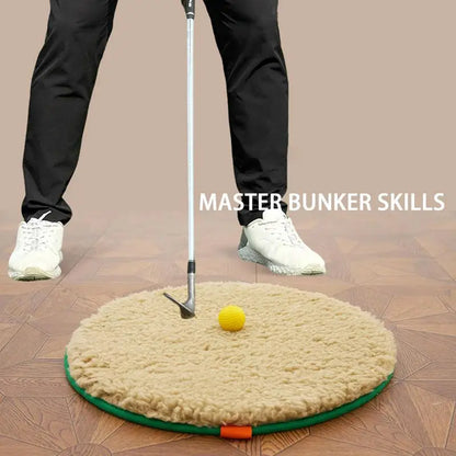 Golf Bunker Practice Mat Golf Chipping Mat Sports Chipping Training Simulator For Backyard Indoor Living Room Outdoor Yard
