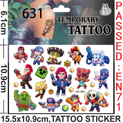 Kids Party Favors Decoration Balloons Gift Bag Brawl Stars Theme Happy Birthday Banner Tableware Paper Plates Napkins Tablecloth