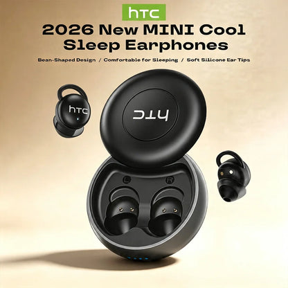 HTC NE91 Sleep Earbuds Wireless Bluetooth Earphones Comfortable To Wear Headphones ANC Noise Cancelling Low Latency Clear Sound