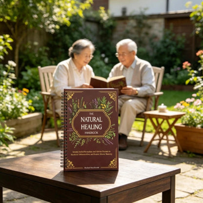The Natural Healing Handbook English Wellness Lovers Spiral Book Holistic Herbal Wellness Guide Free Shipping