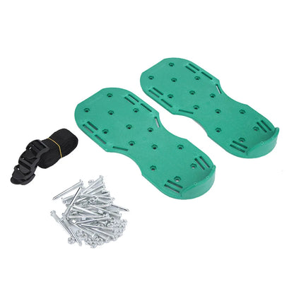 Lawn Gardening Ventilation Nail Shoes, Adjustable Drilling Work Boots, Anti Slip Sole Suitable for Lawn Mowing Work Nail Shoes