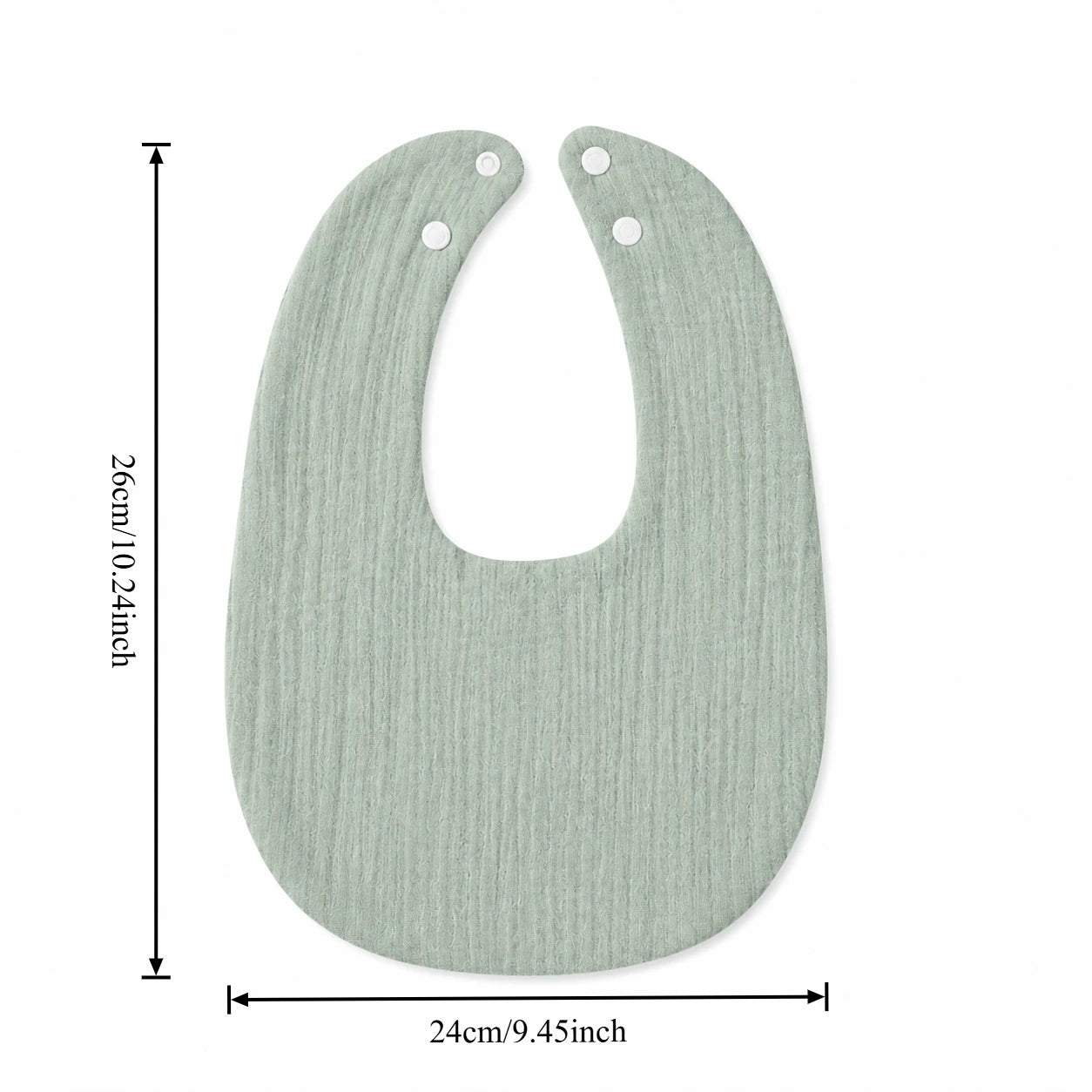 5PCS Adjustable Soft Absorbent Baby Bibs for Saliva Prevention Suitable for Newborns Infants for Feeding Teething Daily Use