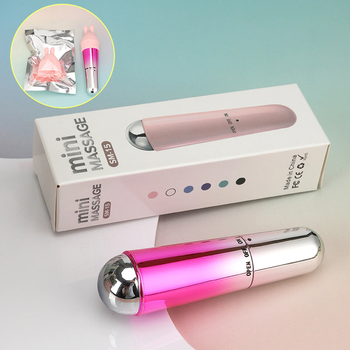 Ultrasonic Facial Massager Anti Wrinkle Lifting Tightening Vibration Massage Device for Face and Eye Skin Care Beauty Tool
