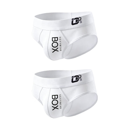 1/2Pcs High Quality Low Waist Sexy Mens Underwear Briefs Letter Print Men's Lingerie Cotton Men's Briefs Bikini Man Underpants