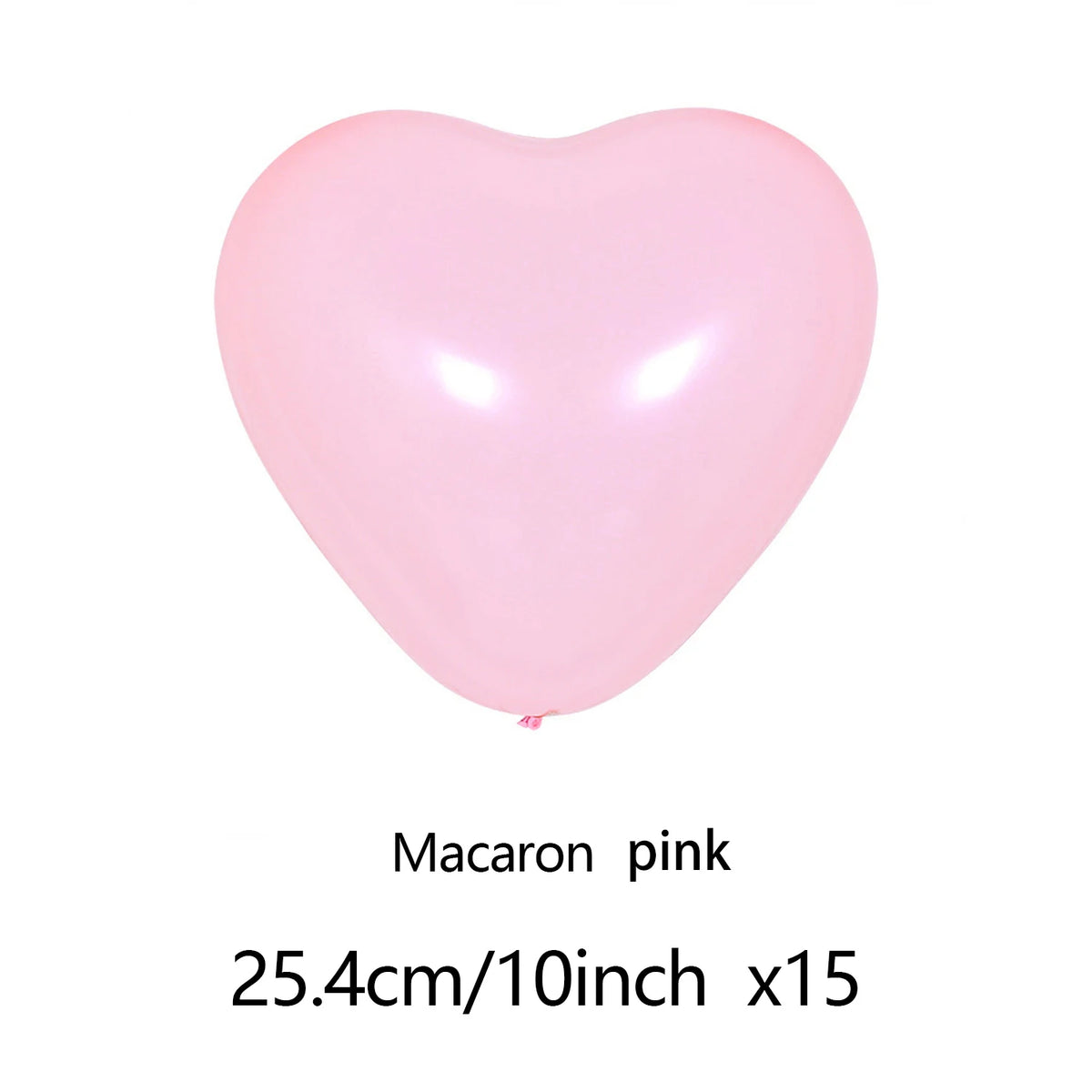 15pcs heart-shaped balloons, Maka color pink/blue/latex balloons Valentine's Day birthday wedding anniversary decoration