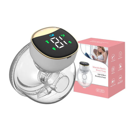 New LCD Electric Wearable Breast Pump Automatic Hands-free Silent USB Rechargeable Milk Extractor Baby Breastfeeding BPA Free
