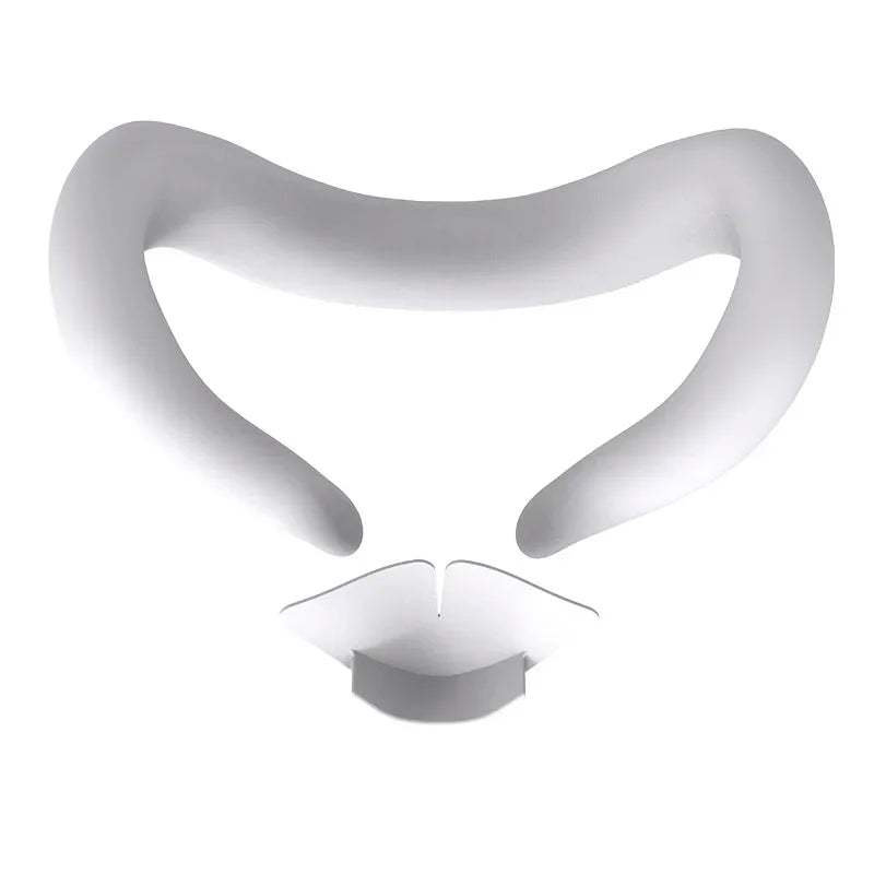 Silicone VR Face Cover for Meta Quest 3 Silicone Eye Mask Sweatproof Mask Face Cushion Replacement for VR Glasses Accessories