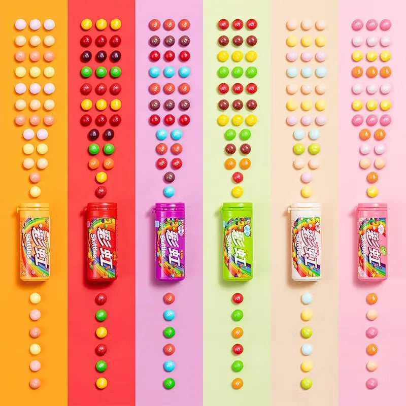 15 cans of rainbow candy! Rainbow candy gift bag! Buy a popular rainbow candy at random! Christmas gifts