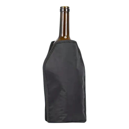 ABRU-Wine Sleeve Chiller Ice Wine Sleeve Reusable Bottle Cooler Black