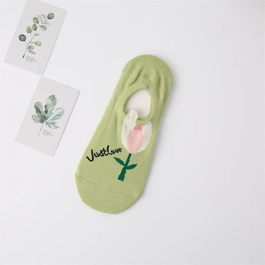 New Women Socks Korean Style Flower Trend Casual Cotton Socks Girls Frilly Ruffle Cute Sweet Breathable Kawaii Crew Socks Girls