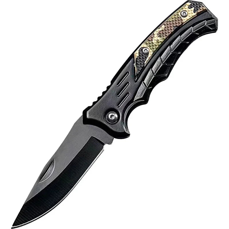 Folding Knife Outdoor Camping Survival Hunting Knife High-hardness Pocket Knives EDC Multitool Box Cutter Knife