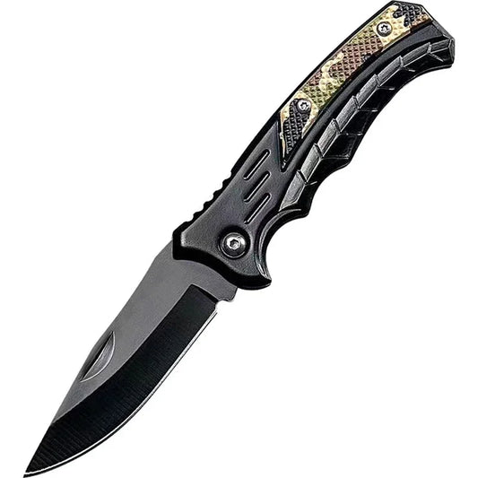 Folding Knife Outdoor Camping Survival Hunting Knife High-hardness Pocket Knives EDC Multitool Box Cutter Knife