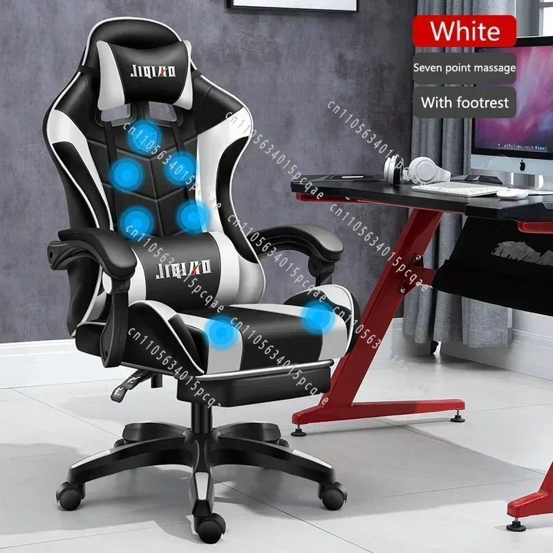 High Quality Gaming Chair RGB Light Office Chair Gamer Computer Ergonomic Swivel Chair Massage Recliner Gamer Chairs
