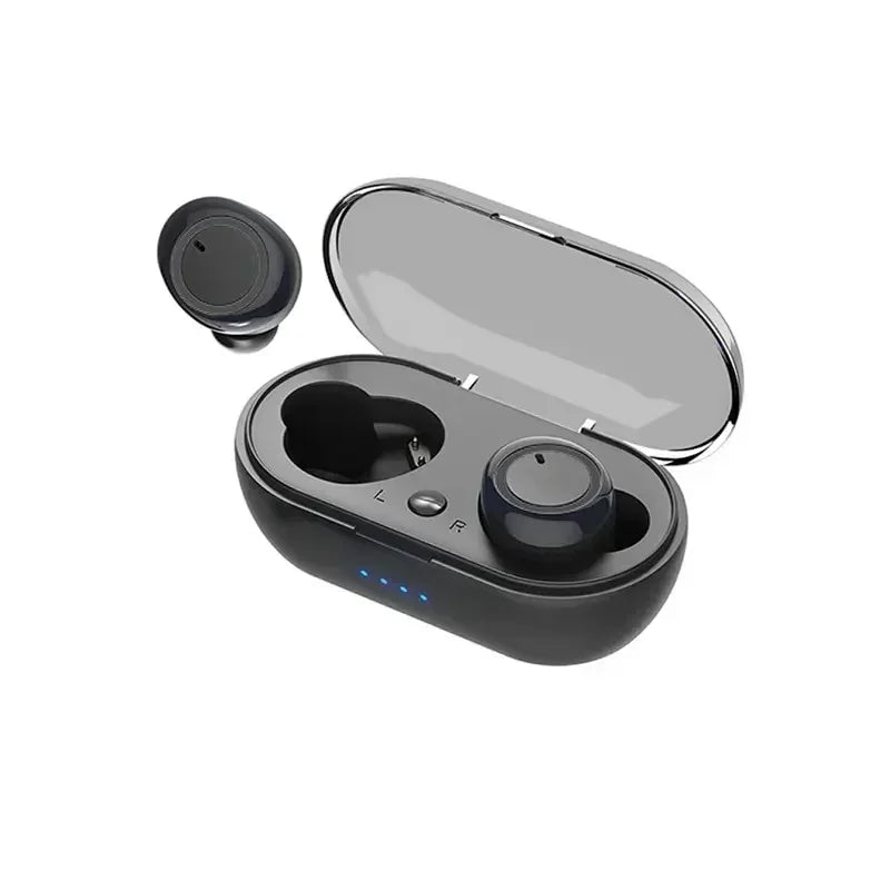 Wireless Bluetooth 5.0 Earphones 9D Stereo Headset with Mic Y50 TWS Touch Control Sport Earphones Waterproof Earbuds LED Display