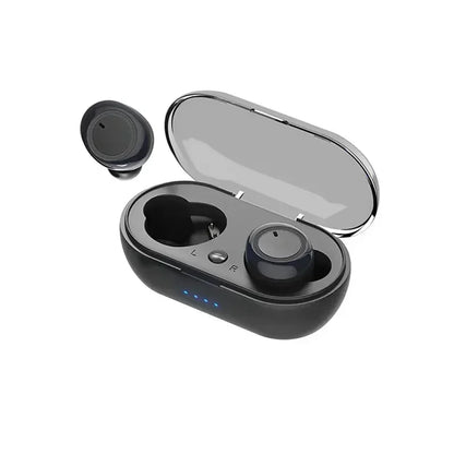 Wireless Bluetooth 5.0 Earphones 9D Stereo Headset with Mic Y50 TWS Touch Control Sport Earphones Waterproof Earbuds LED Display