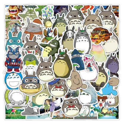 Hayaoed Miyazaki Latex Balloons Game Totoroed Cat Party Decoration Supplies Happy Birthday Banner Cake Topper Sticker Background