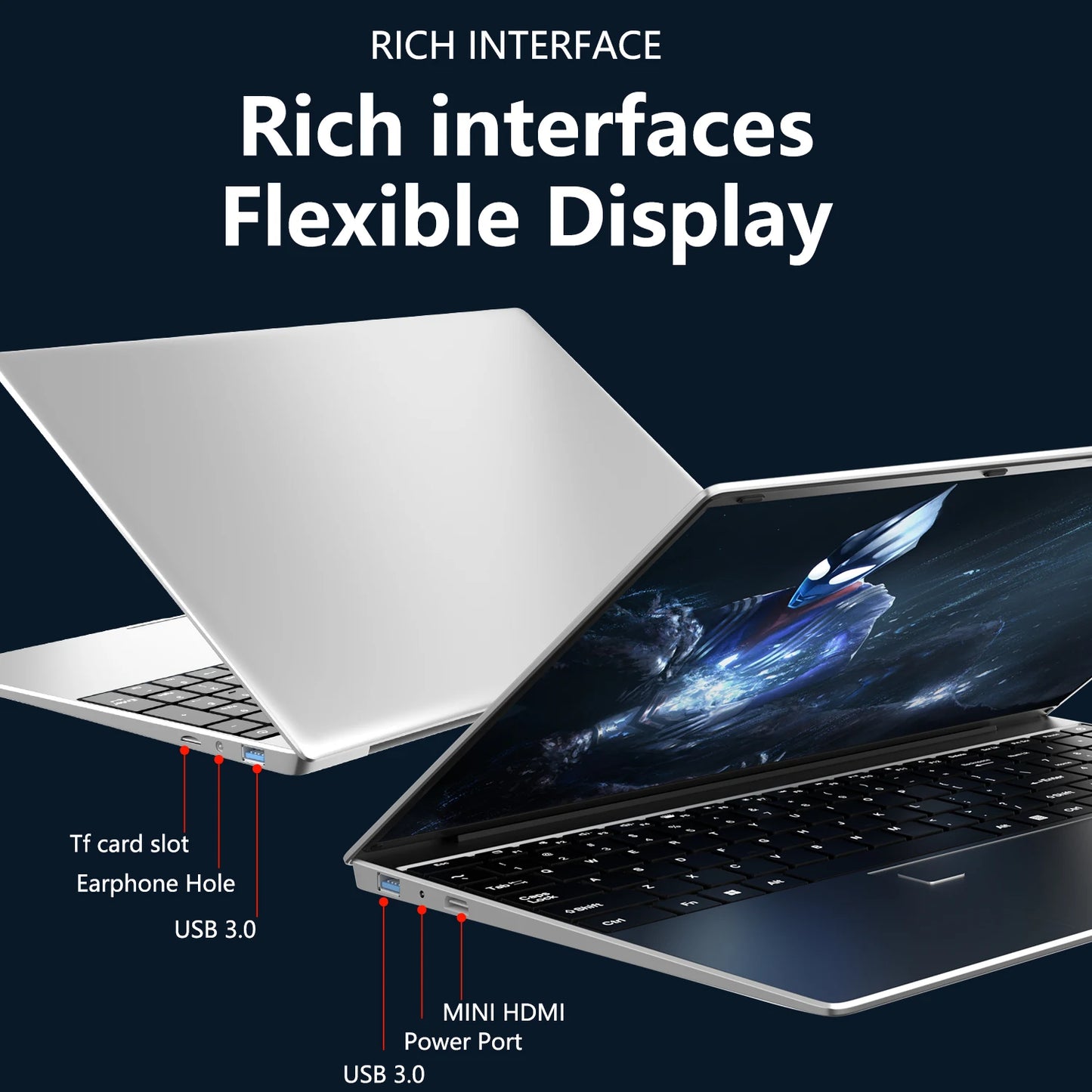 Intel Core i9 10980HK 15.6 Gaming Laptop 8C16T 2.4 5.3GHz 32GB RAM 2TB SSD Fingerprint WiFi6 4K Ultrabook Pro Max Fast