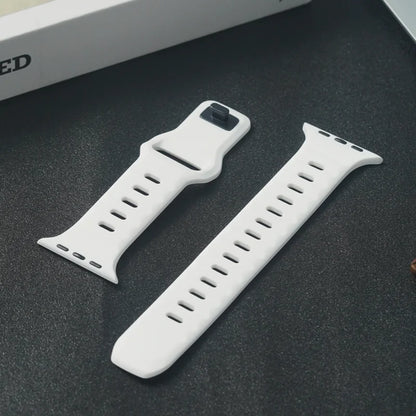 Sport Band For Apple Watch Ultra 9 8 7 6 SE 5 Soft Silicone Lightweight Bracelet Strap For iWatch 38MM 40MM 42MM 44MM 45MM 49MM