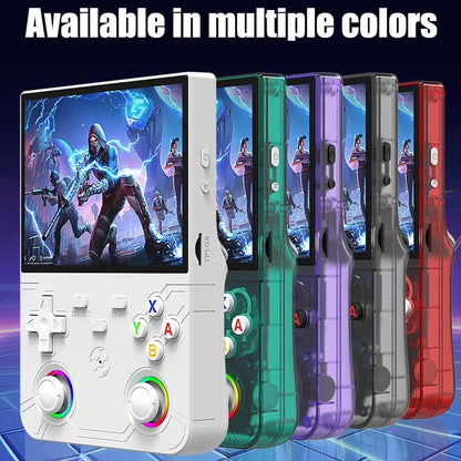R36 Ultra X Retro Handheld Game Player WiFi Open Source Linux System 4.5" IPS Screen Hall Effect Emulator Wireless Gamepad Gift