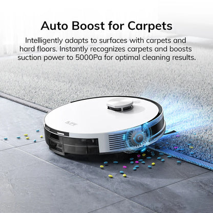 ILIFE A30 PRO 5000Pa Suction, Robot Vacuum and Mop Combo, Self Emptying, 60 Day Capacity, App/Remote, 180 Minute Running Time