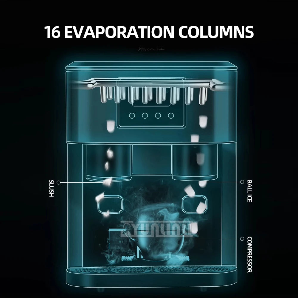 3 in 1 Ice Maker Crusher Portable Cold Water Machine Automatic Ice Making Machine Cubo De Gelo Mini Machine A Faire Des Glacon