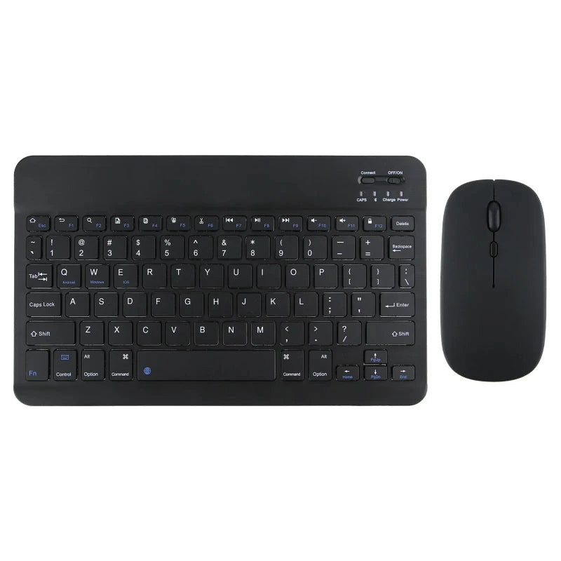 2026 New 10 inch For iPad Pro 11 Bluetooth Wireless Keyboard and Mouse English Hebrew For Android IOS Windows Phone Tablet