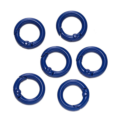 Colorful O-Ring Spring Clasp Clips — Zinc Alloy Carabiner Connectors