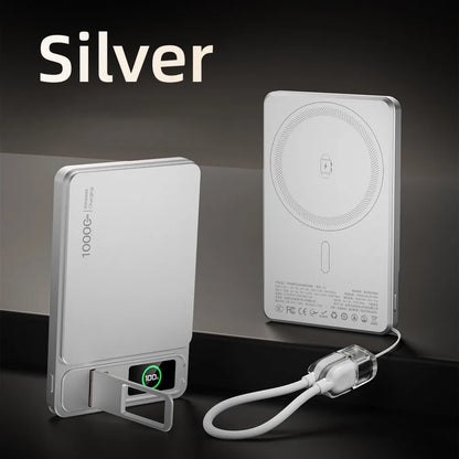 CCC Alloy Original Power Bank For MagSafe Magnetic Wireless 20W Fast Charger Portable External Battery For iPhone 17 16 IWatch10
