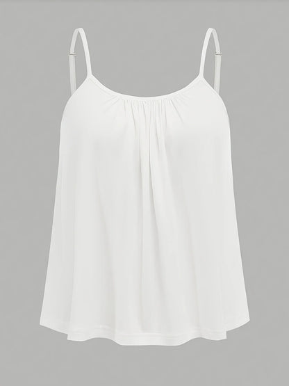 Plus Size Summer Solid Color Camisole