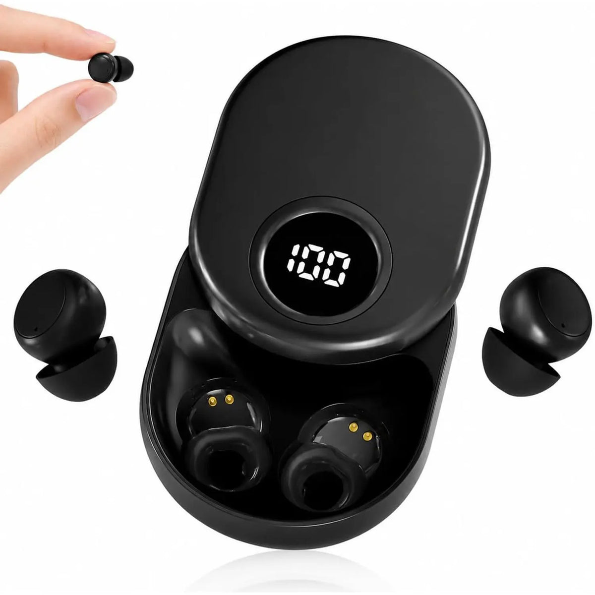 INSONIXN SK55 Mini Invisible Wireless Bluetooth Earbuds For Small Ears Sleep Music School Supply