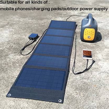 100W Solar Panel Folding Bag Usb+dc Output Solar Charger Portable