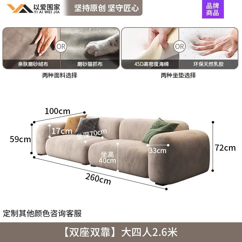 Comfortable Lounge Divano Soggiorno Di Lusso Luxury Furniture  Modern Living Room Sofas Minimalist Sectional Puff Corner Sofa