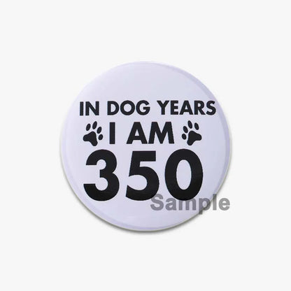 32/44/58mm Creative Round Animal Letter  Pins Cartoon Character Funny Quotes Brooch Badge Punk Jewelry Gift For kids or Firends
