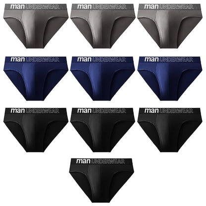 10 Pcs/Lot Men's Briefs Underwear Letter Comfortable Panties Shorts Sexy Boxer Shorts  Gifts for Man Underpants