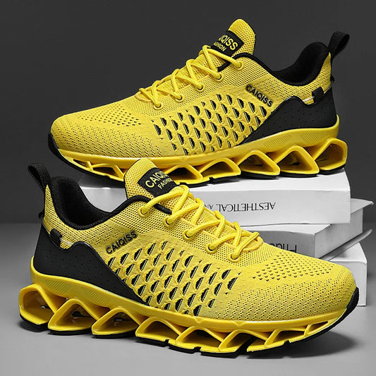 Casual Sneakers Mens Shock-absorb Running Shoes Lightweight Breathable Sports Shoes for Men 2026 New Trendy Gym Trainers for Man