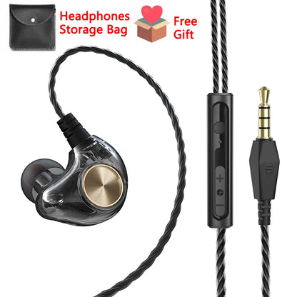 Extra Bass Headphones wired Earphone 3.5mm Earphones With Microphone Noodles Style наушники Sport Headset for Samsung