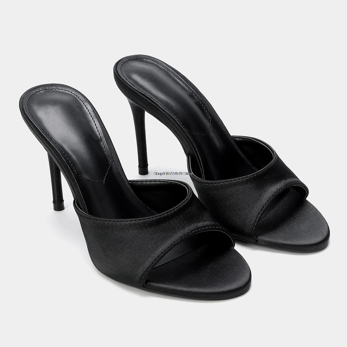Women's High Heel Sandals 2026 Spring Summer New Painted Leather Fashionable Elegant Sandals Outdoor Wearable High Heel Slippers